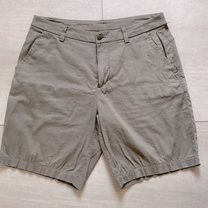Mens gray Lululemon shorts. 31” waist with 9” inseam.